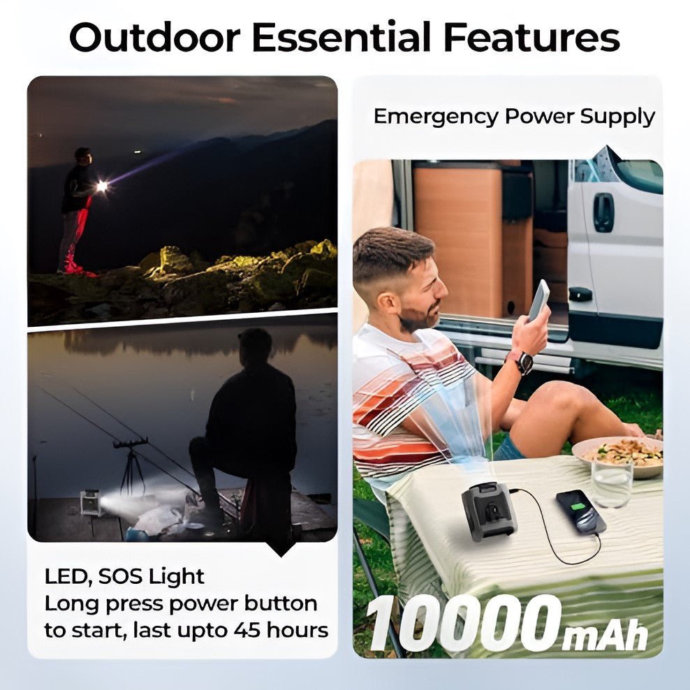 BreezeMate™ Portable Waist Fan – Your Ultimate Hands-Free Cooling Companion - ApexLane